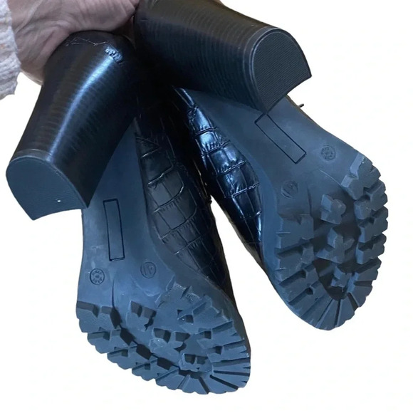 Uma Black Lace up Bootie size 41 - Picture 4 of 4